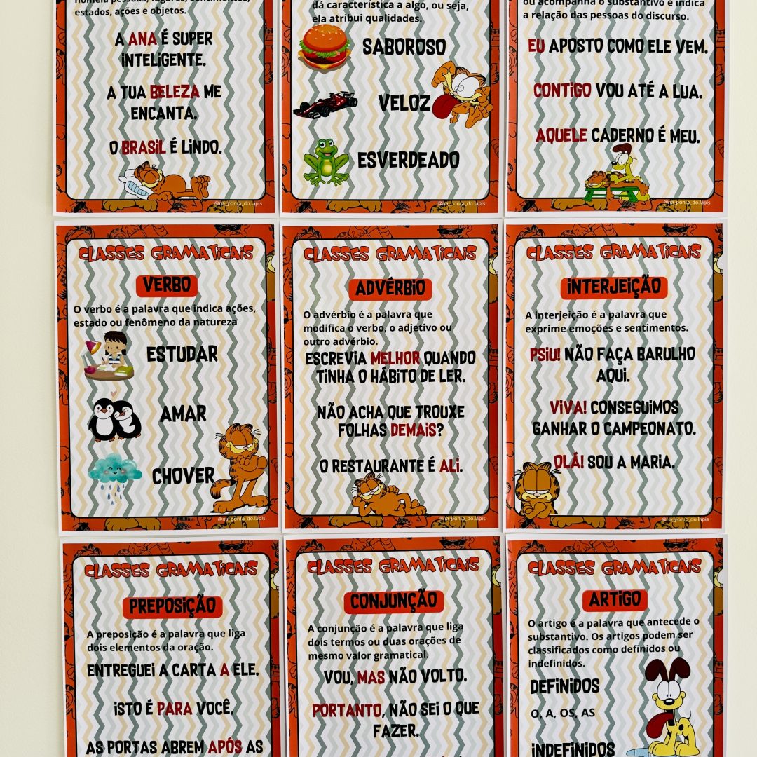 🐱📖Kit Gramática - Garfield📖🐱